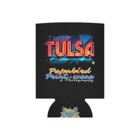 Tulsa Neon Can Cooler