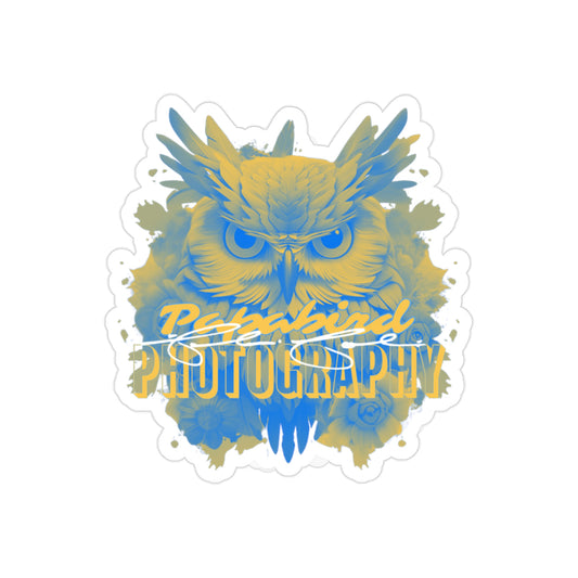 Papabird Photography Logo Die Cut Sticker
