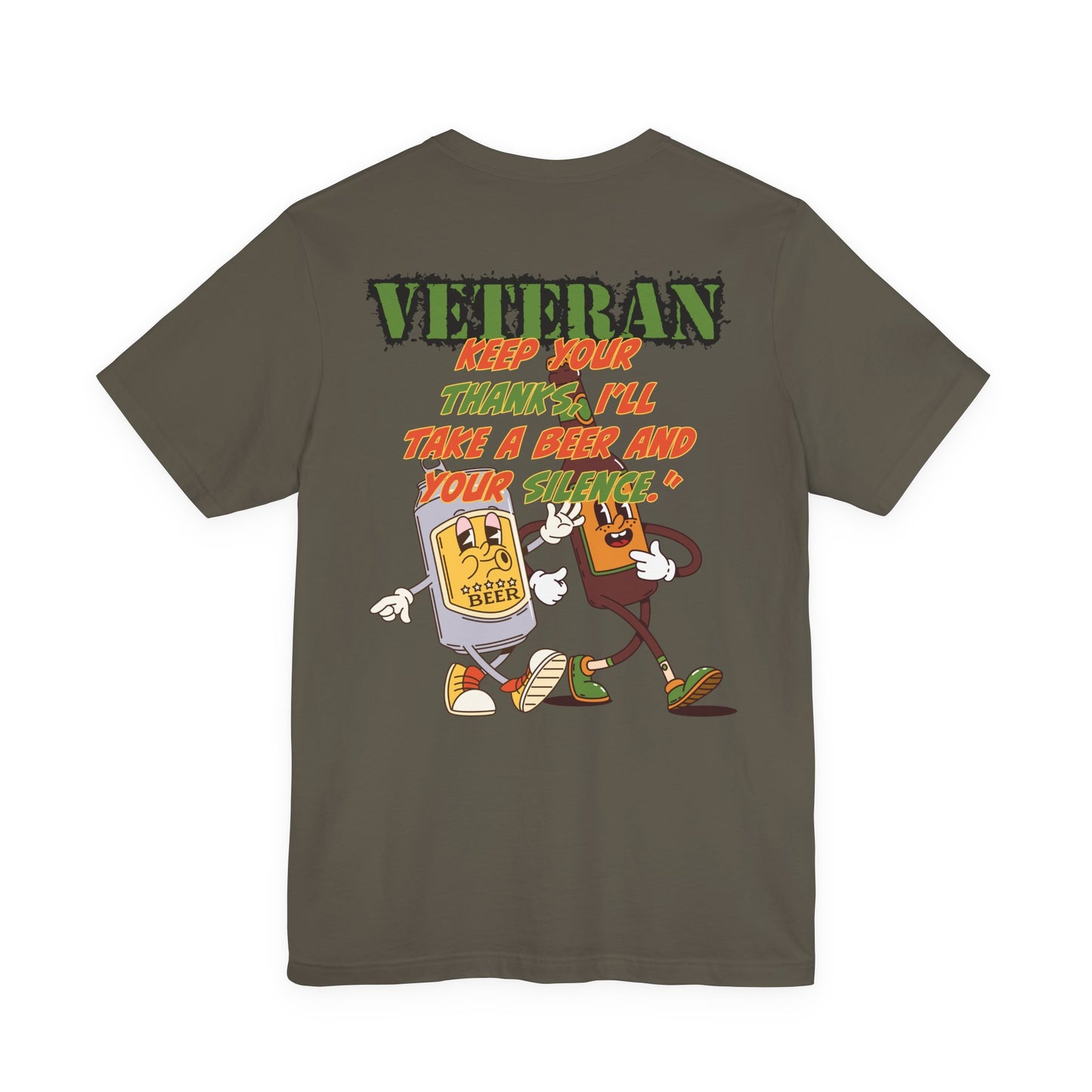 Veteran Beer & Silence” Graphic Tee