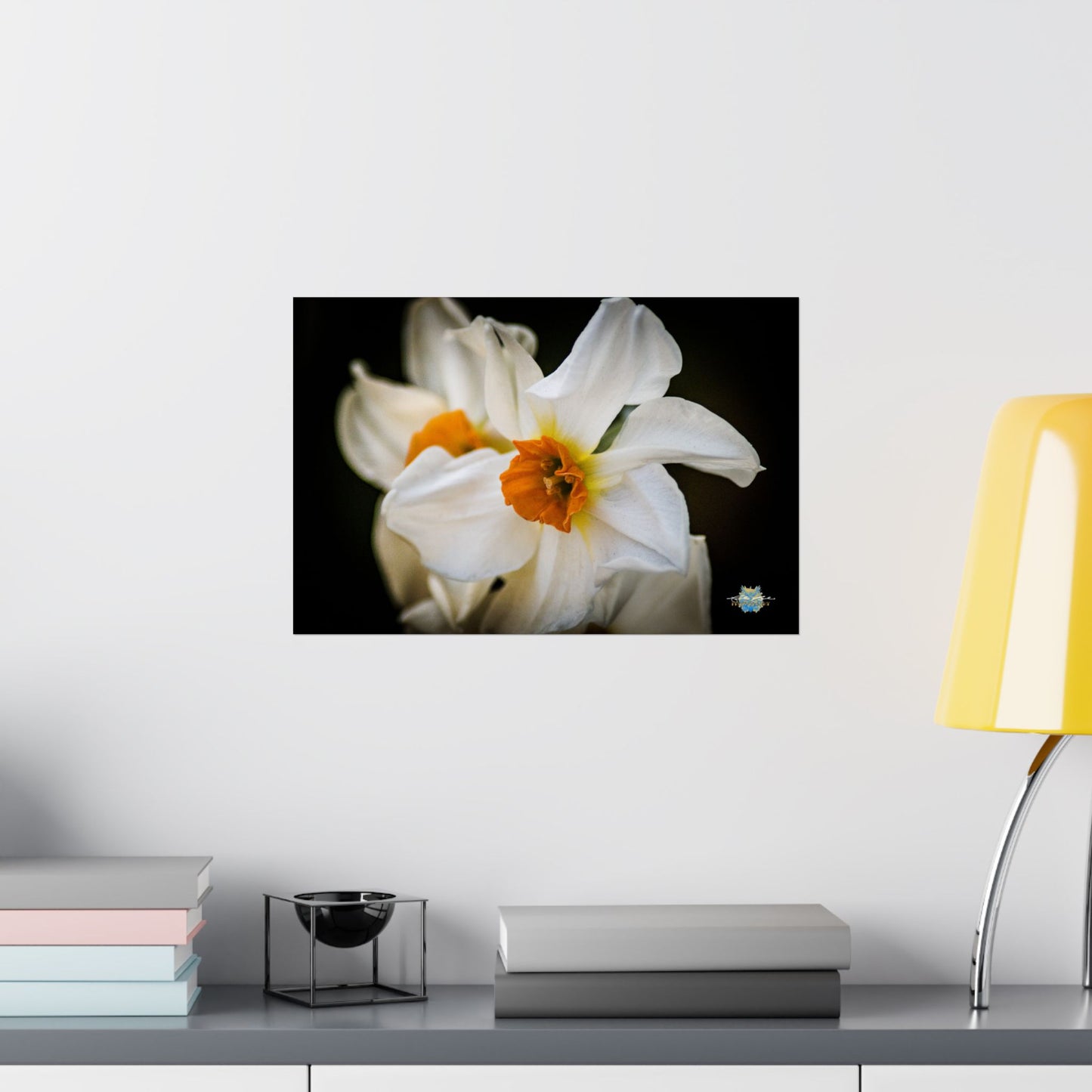 "Whisper of Spring" Narcissus Floral Photo Poster