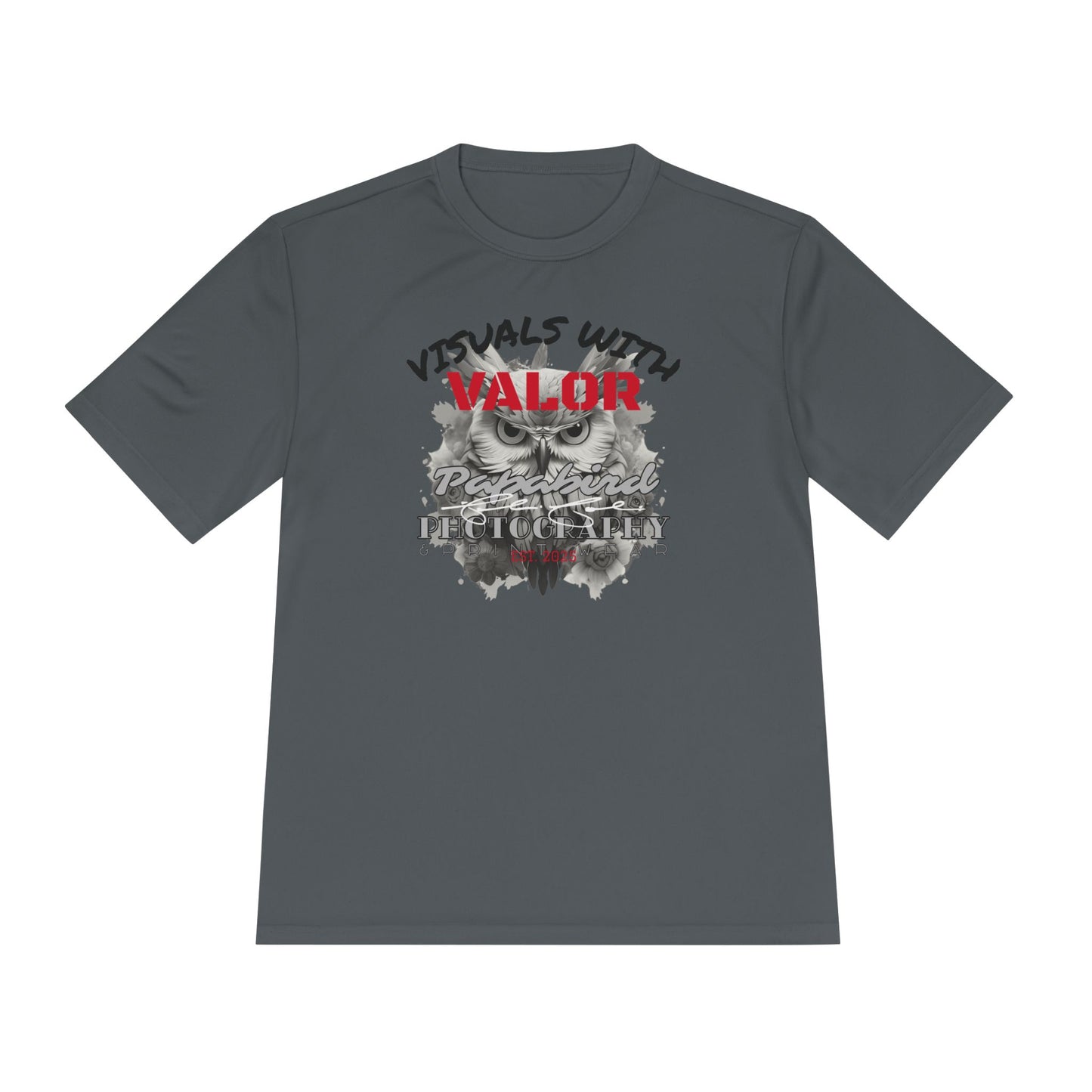"Visuals with Valor" Graphic T-Shirt 1.1 "The Heart Behind Papabird Photography"