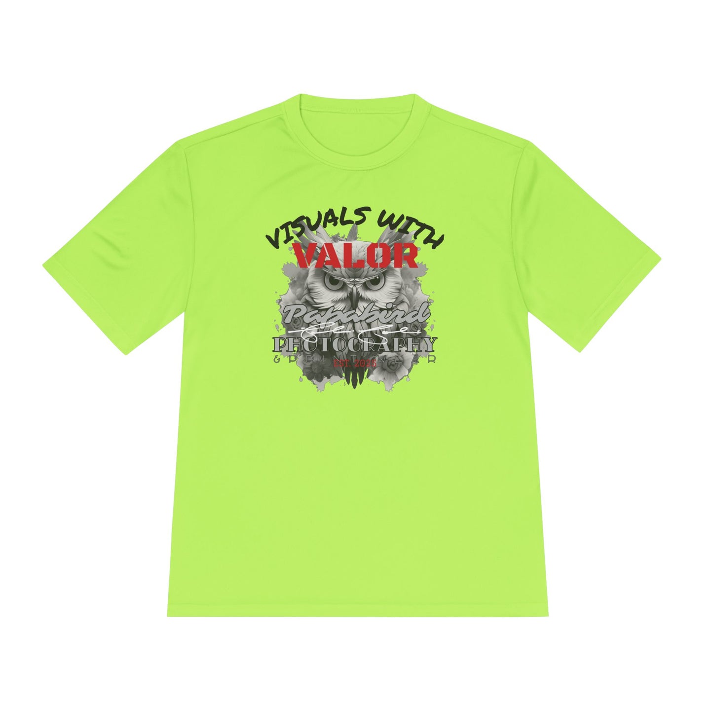 "Visuals with Valor" Graphic T-Shirt 1.1 "The Heart Behind Papabird Photography"