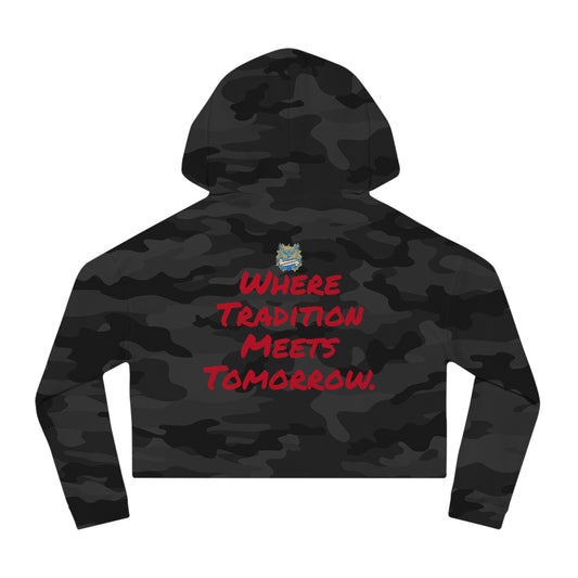 Papabird Photography Logo Lightweight "Hootie" Pullover Crop Sweatshirt
