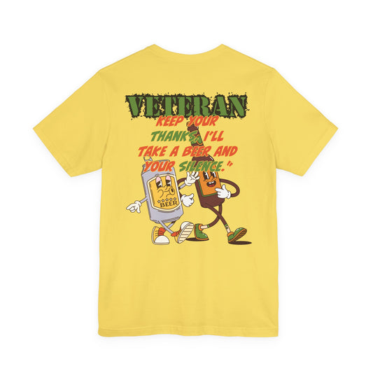 Veteran Beer & Silence” Graphic Tee