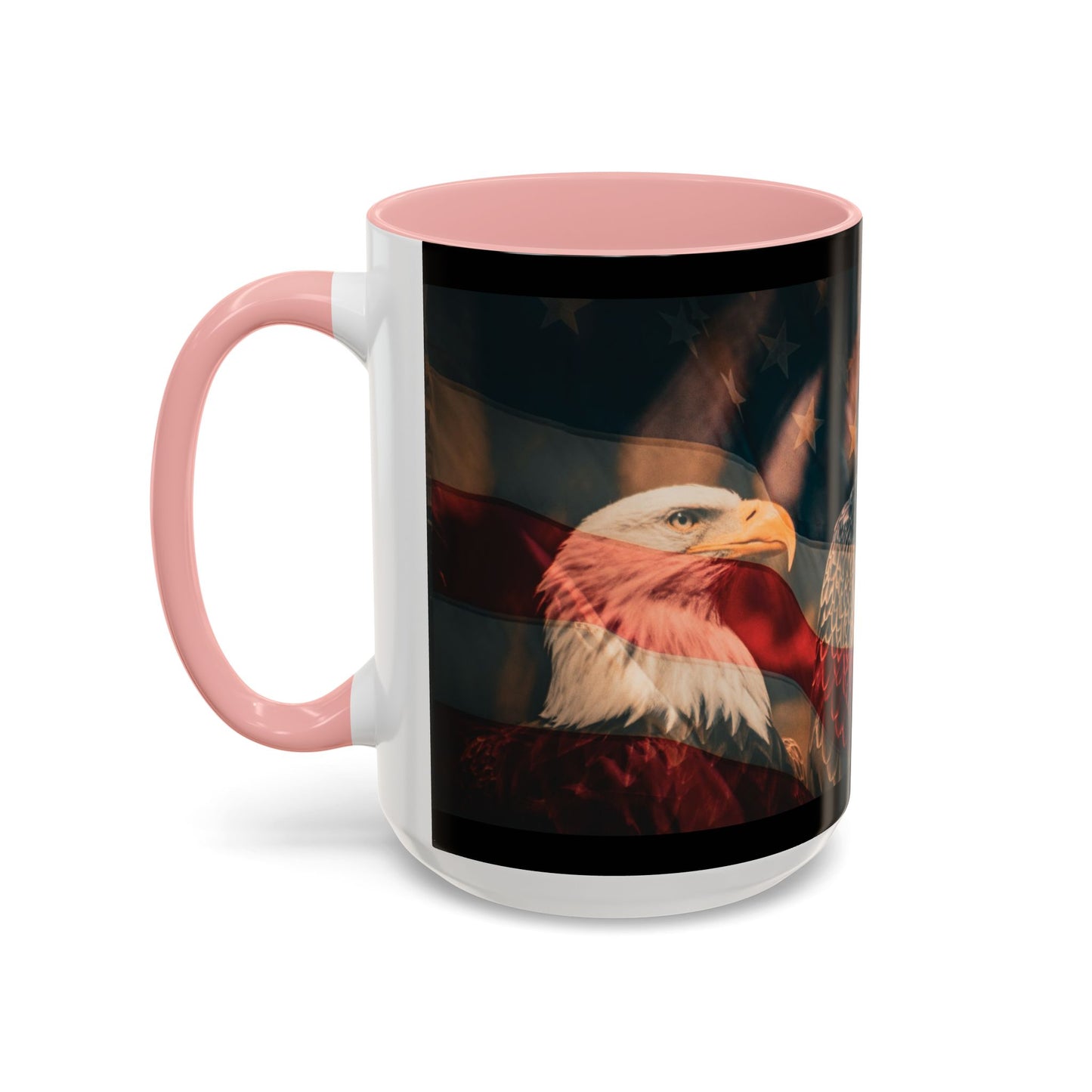Bald Eagle Accent Coffee Mug - Nature Lover Gift, Wildlife Mug, Eco-Friendly Drinkware, Great for Home or Office