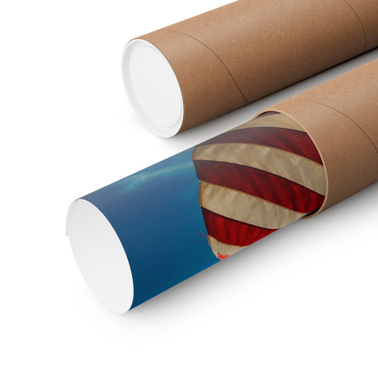 "Old Glory in the Sky" Photo Poster