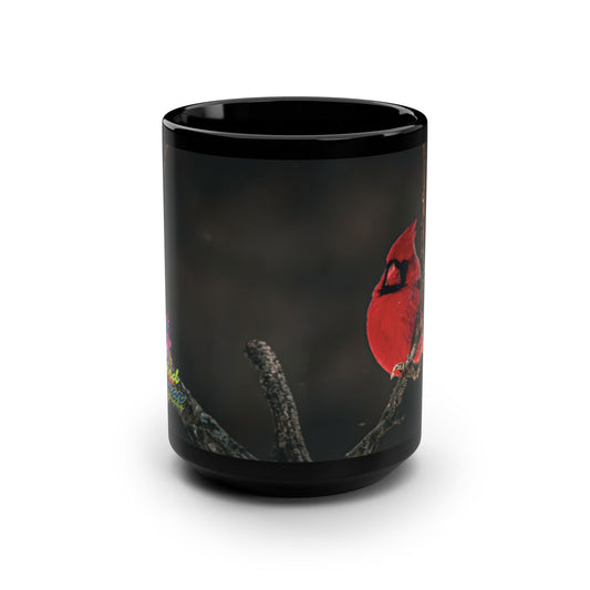 Cardinal Black Mug - 15oz Coffee Cup