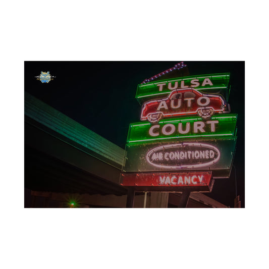 "Neon Vacancy" Photo Poster