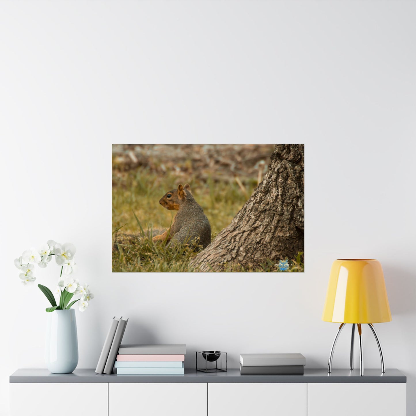 "Stillness Under the Tree" Photo Poster
