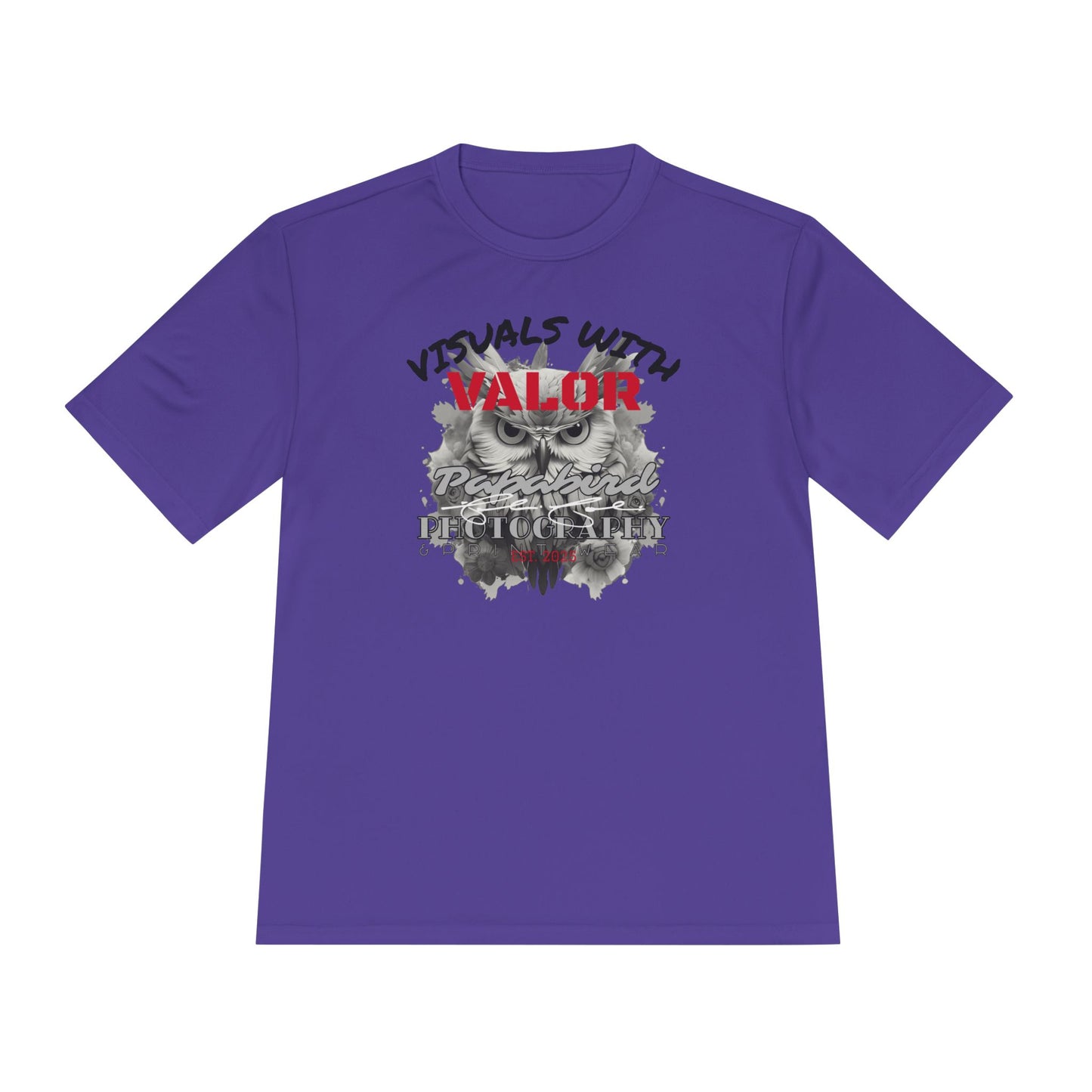 "Visuals with Valor" Graphic T-Shirt 1.1 "The Heart Behind Papabird Photography"