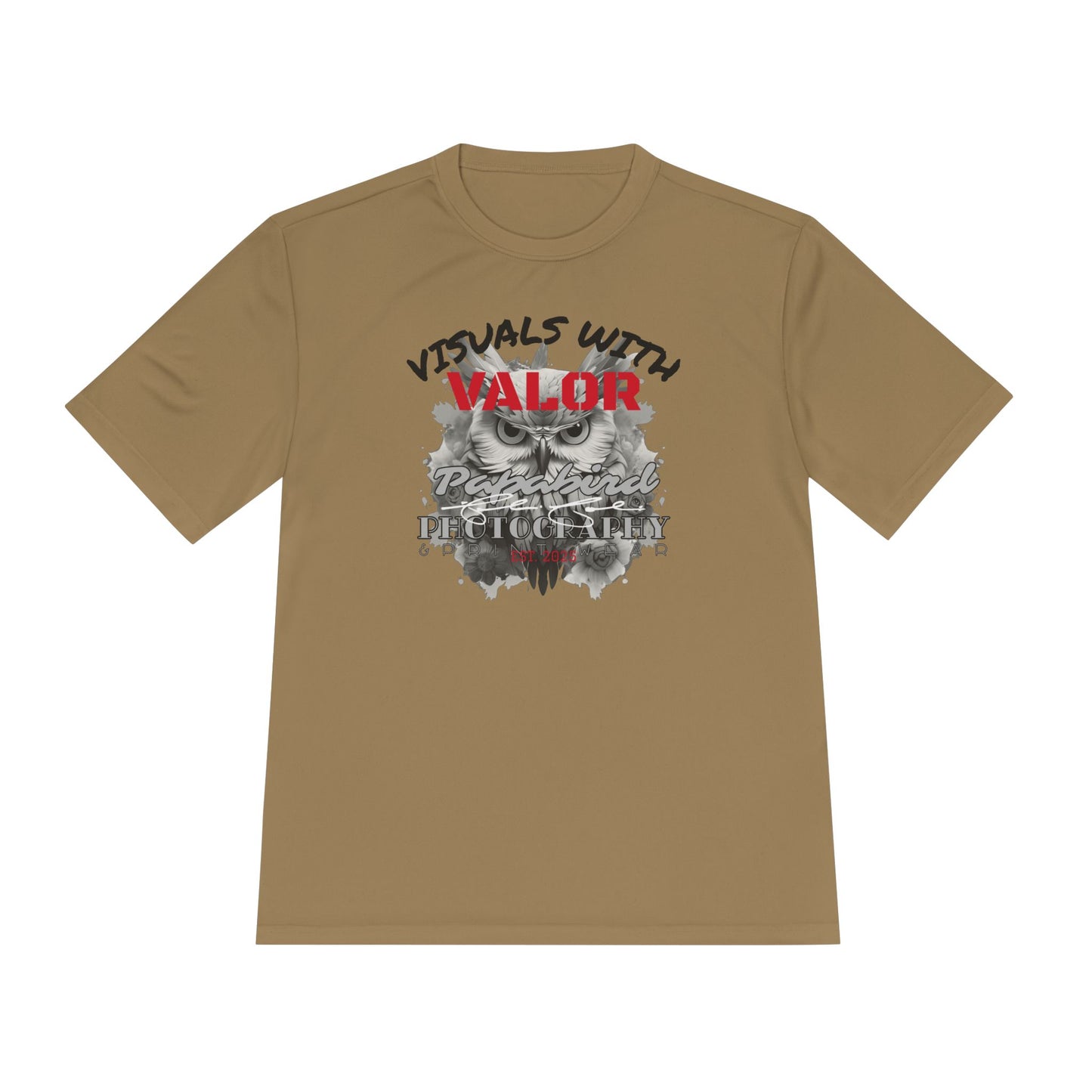 "Visuals with Valor" Graphic T-Shirt 1.1 "The Heart Behind Papabird Photography"