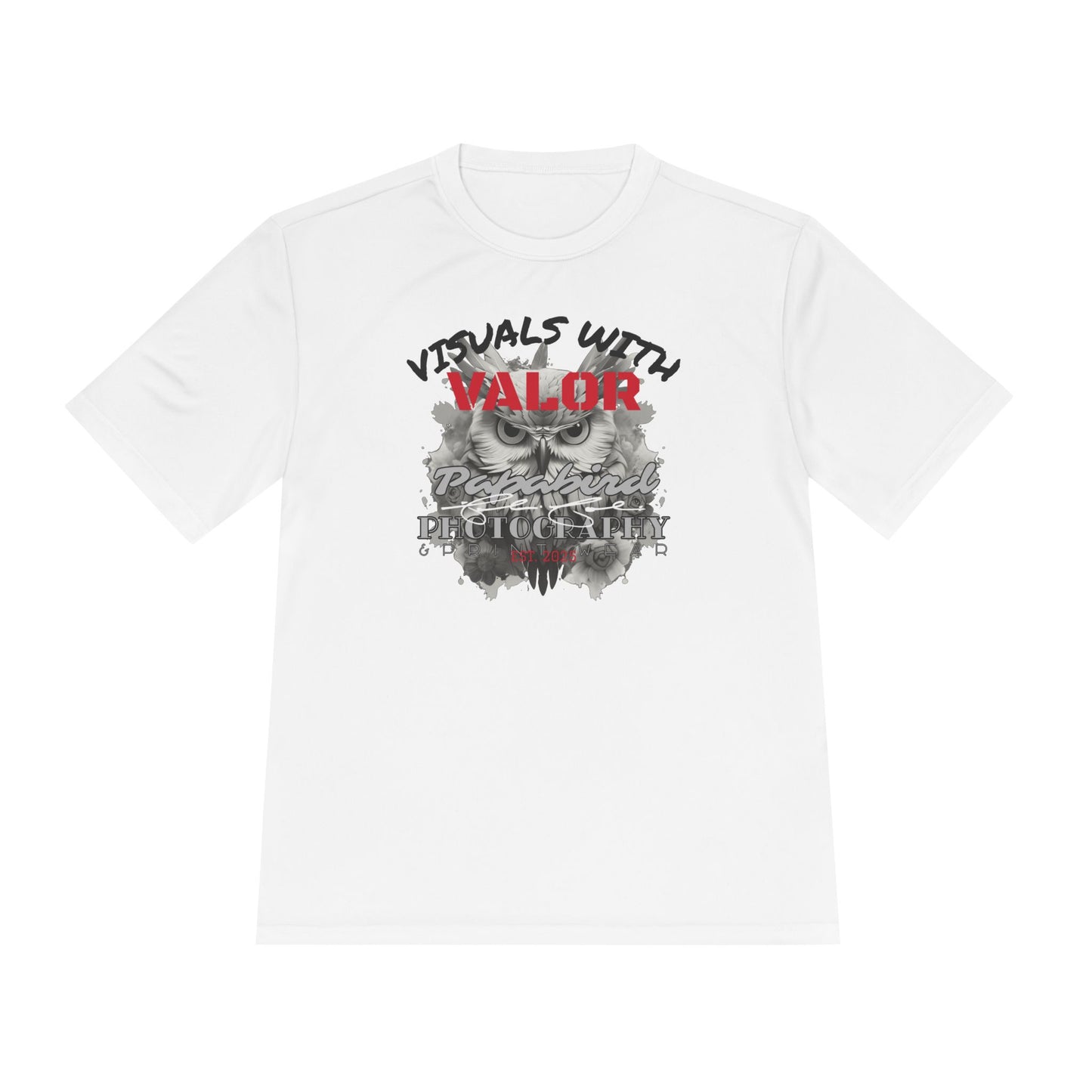 "Visuals with Valor" Graphic T-Shirt 1.1 "The Heart Behind Papabird Photography"