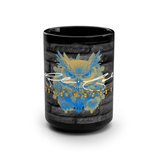 "The Nestie Noggin" Papabird Photography Logo 15oz Coffee Cup