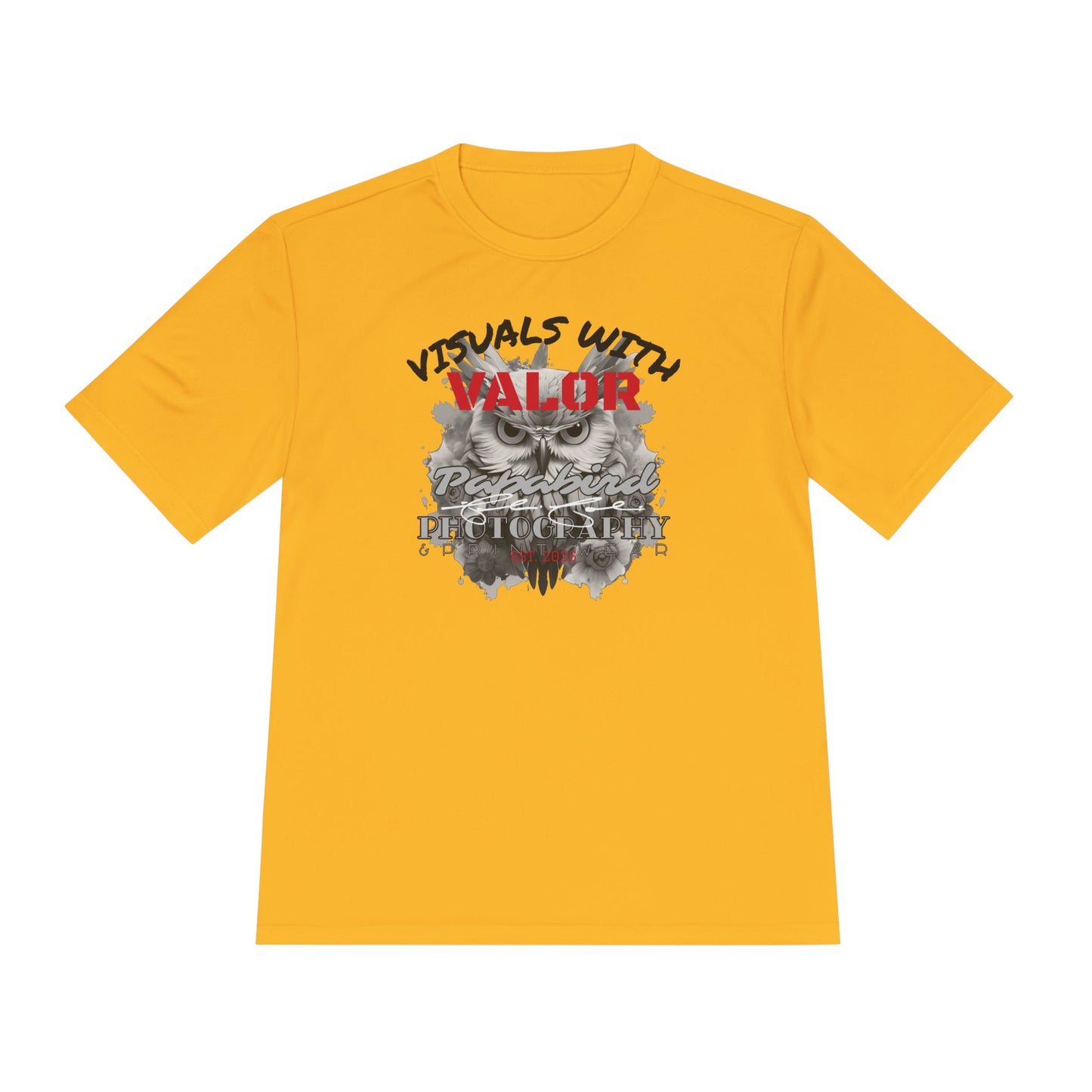 "Visuals with Valor" Graphic T-Shirt 1.1 "The Heart Behind Papabird Photography"