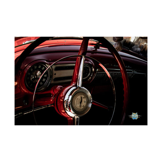 "Drive Time – Classic Red"  Photo Poster
